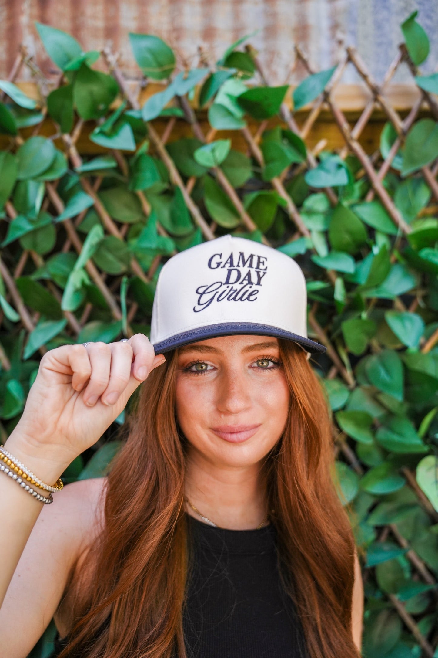 GAME DAY GIRLIE CANVAS CAP
