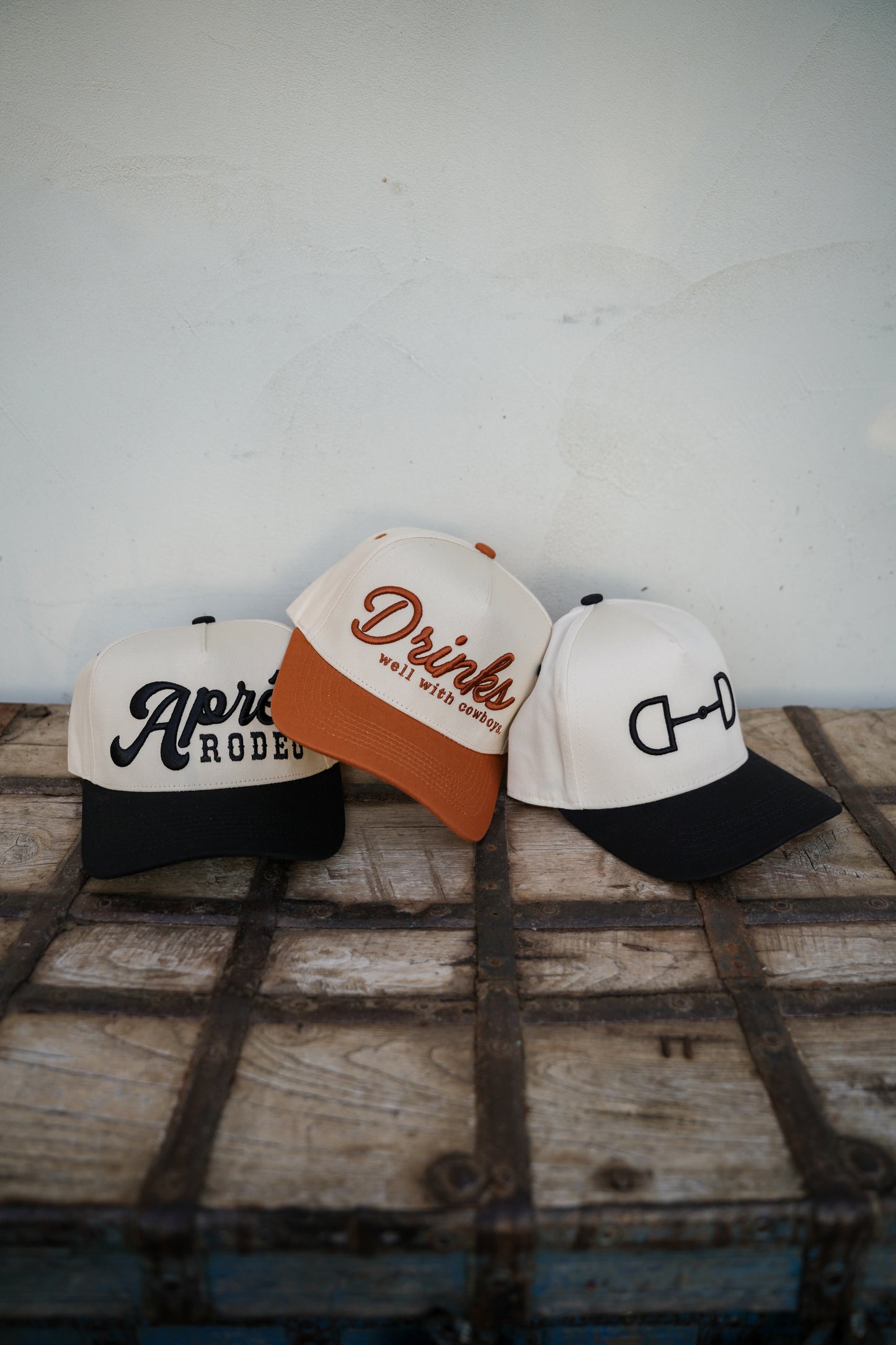 DRINKS WELL WITH COWBOYS CANVAS CAP