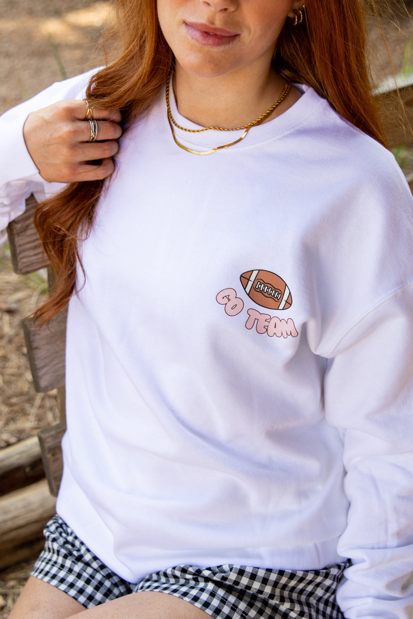 LET'S GO TEAM SMILEY CUSTOM TEE