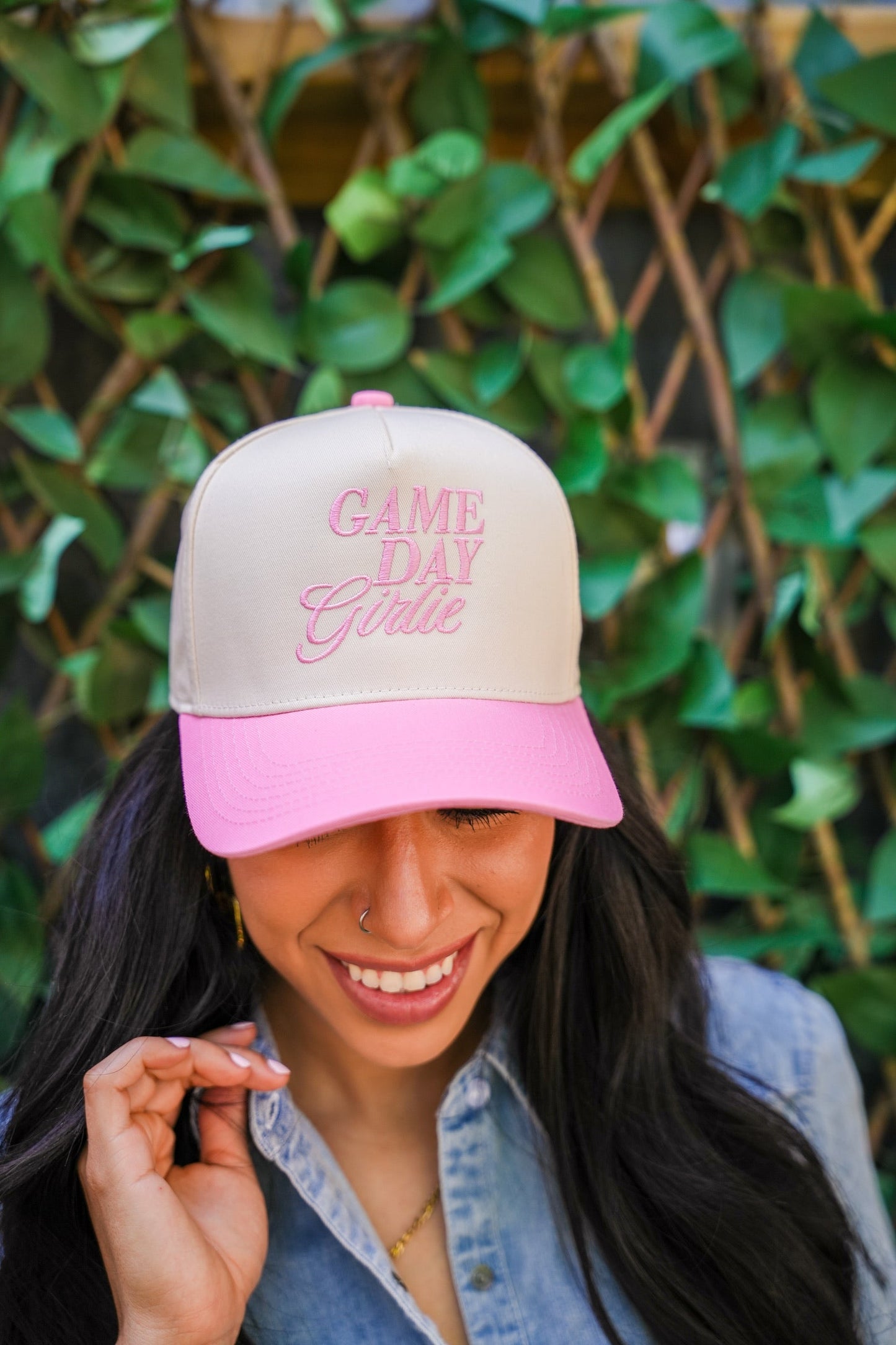 GAME DAY GIRLIE CANVAS CAP