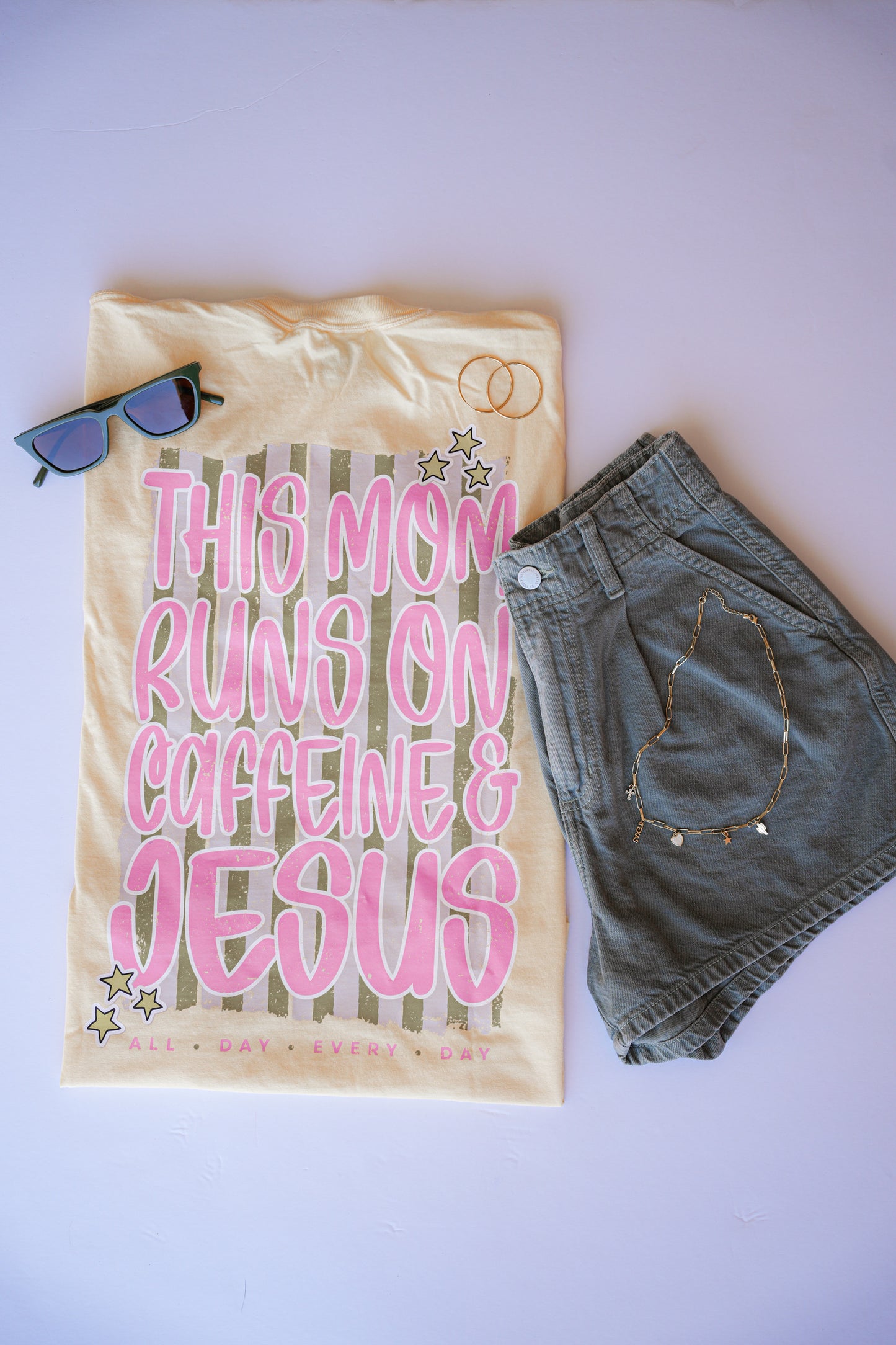 CAFFEINE & JESUS TEE