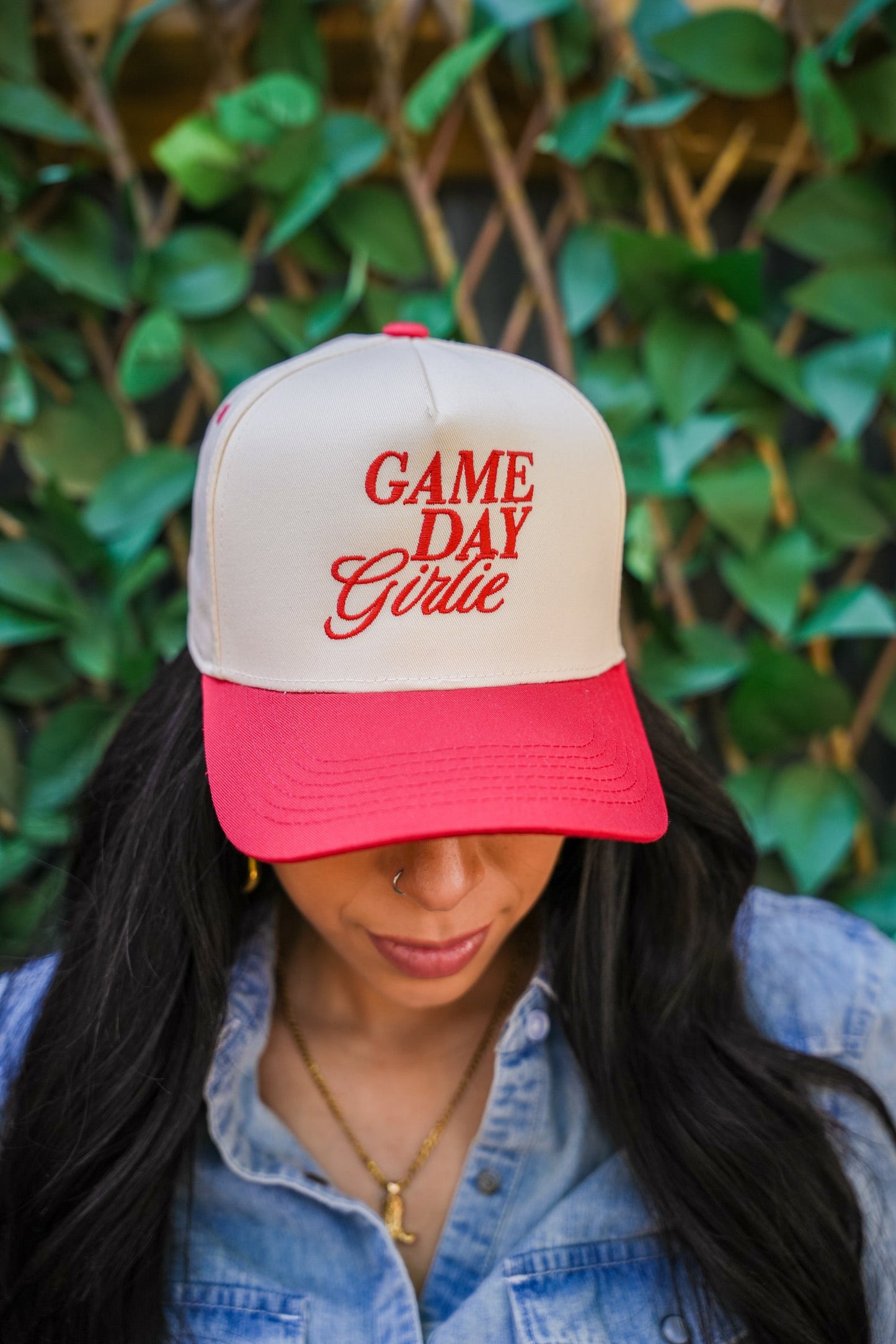 GAME DAY GIRLIE CANVAS CAP