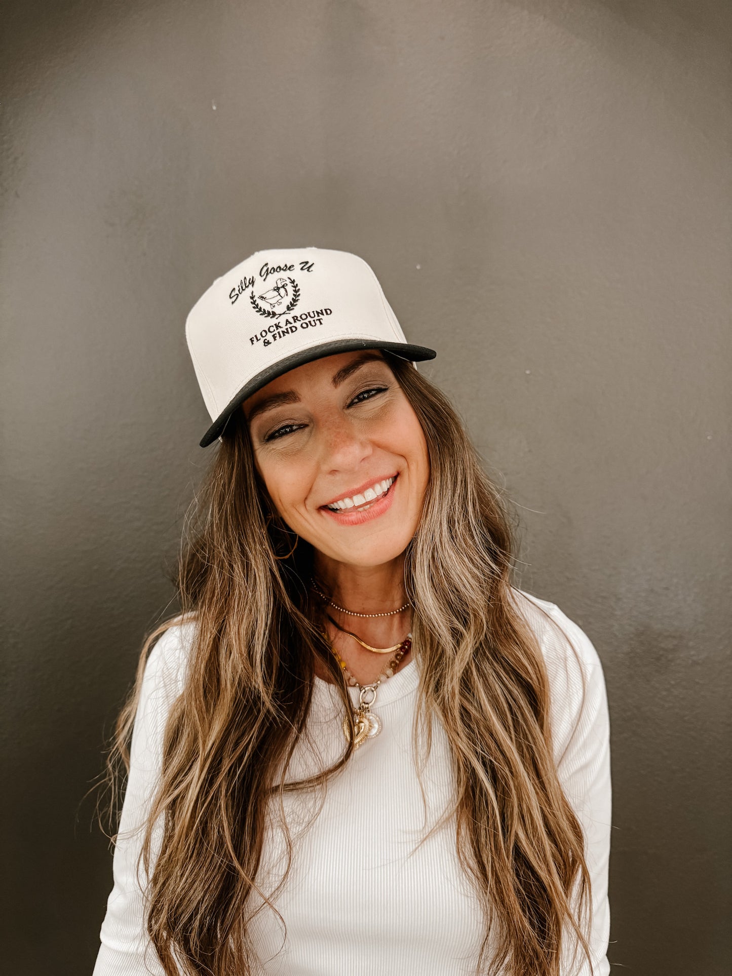 SILLY GOOSE CANVAS CAP