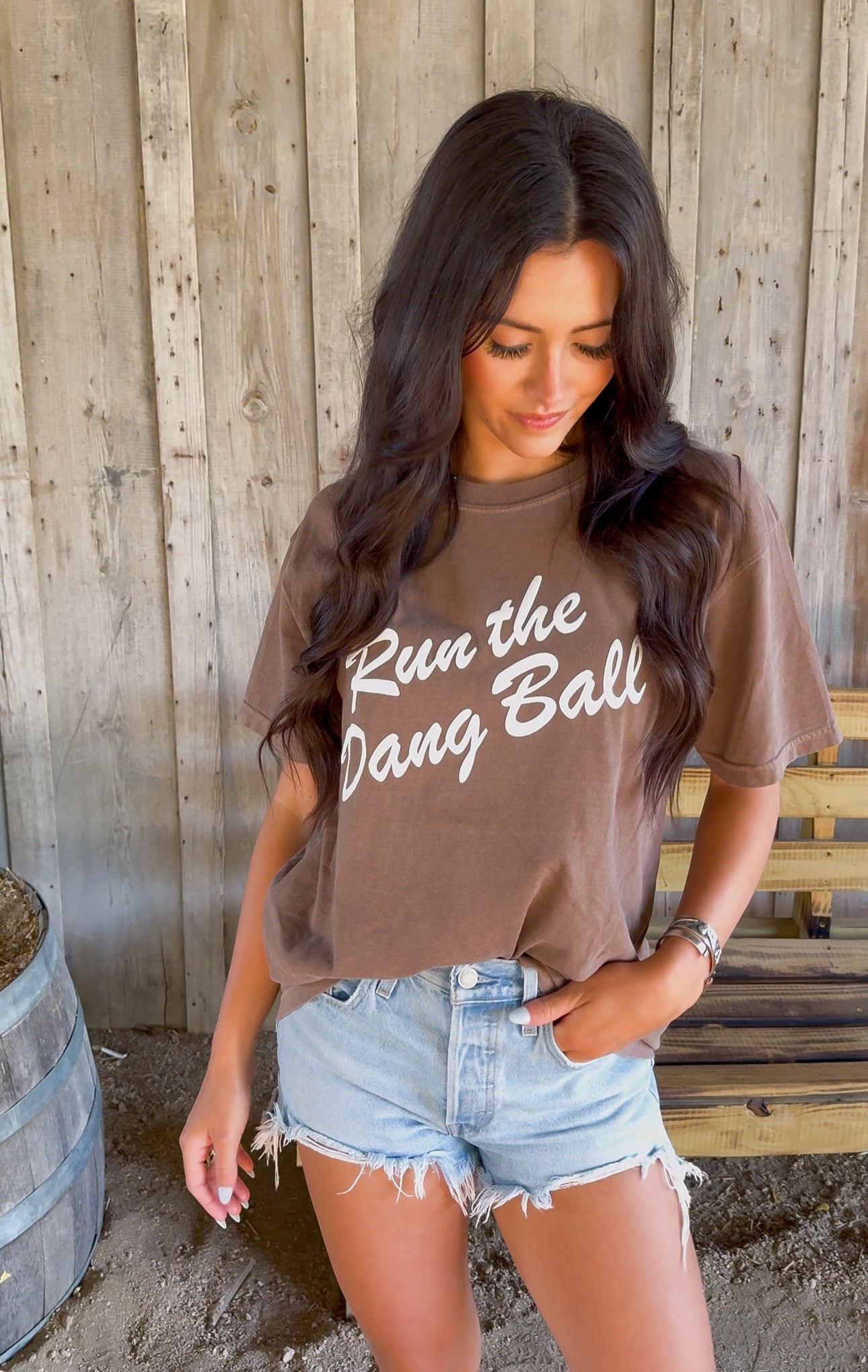 RUN THE DANG BALL TEE