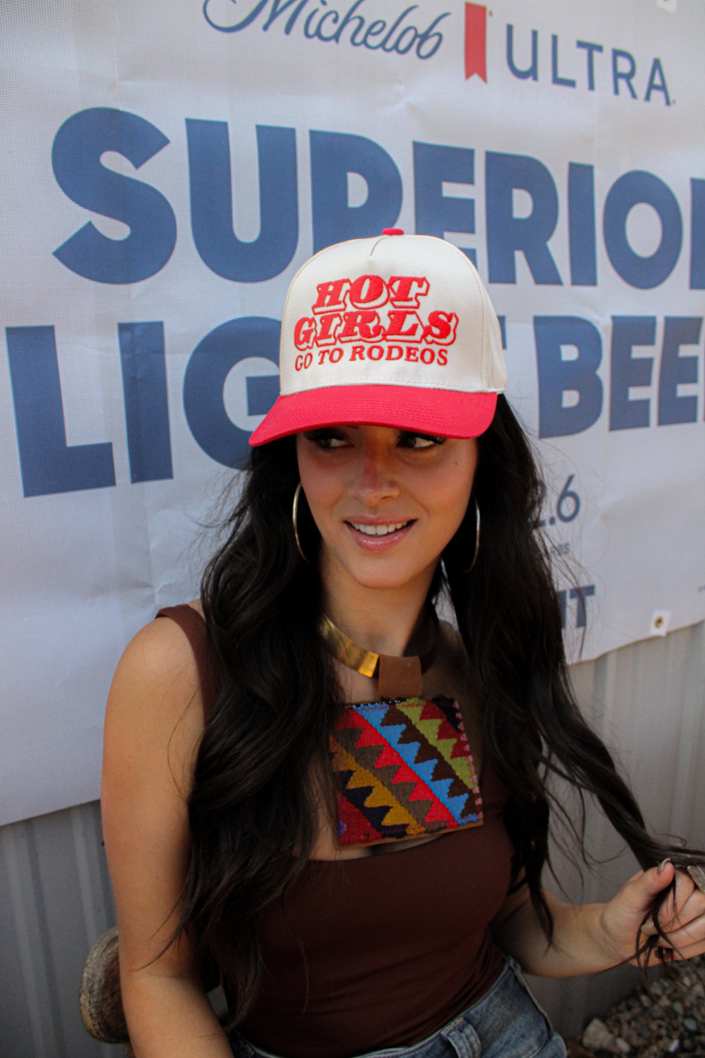 HOT GIRLS GO TO THE RODEO CANVAS CAP