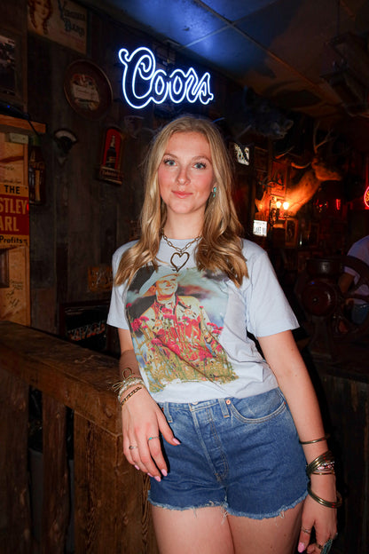 FLORAL COWBOY TEE | CREWNECK