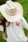 IF LOST RETURN TO THE NEAREST RODEO TEE