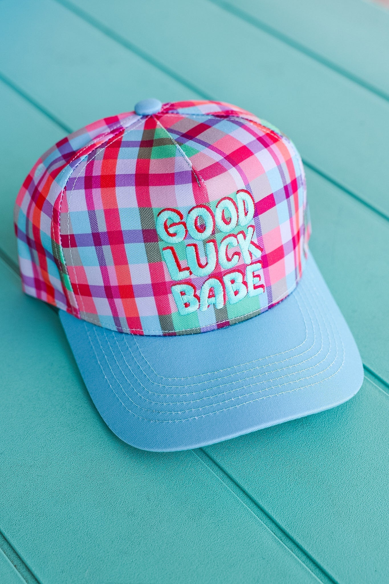 GOOD LUCK BABE CANVAS CAP