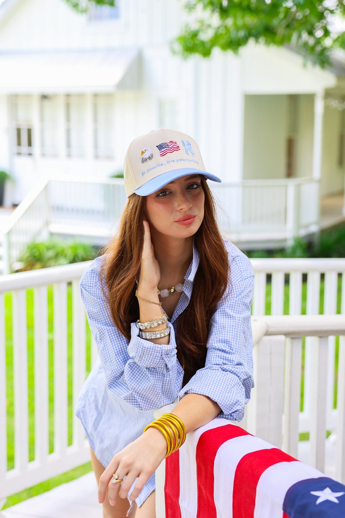 GO AMERICA, IT'S YOUR BIRTHDAY CANVAS CAP