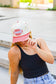 GINGHAM FOOTBALL CANVAS CAP