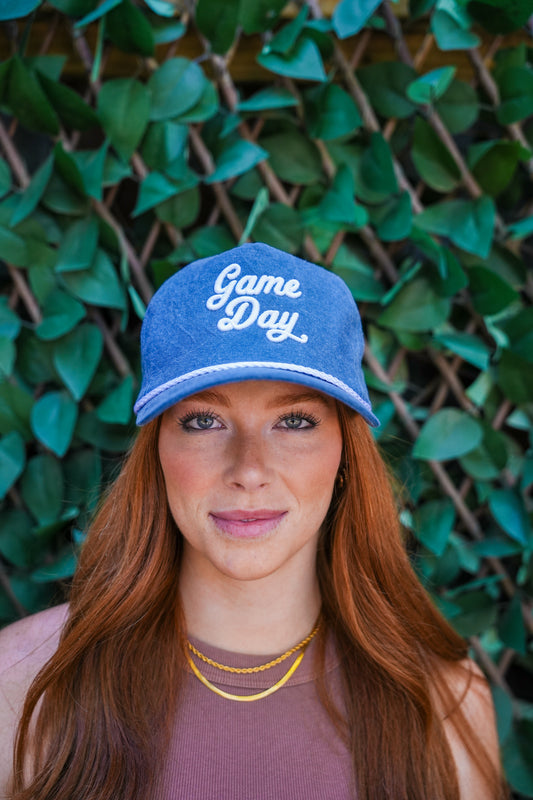 DENIM GAME DAY CANVAS CAP