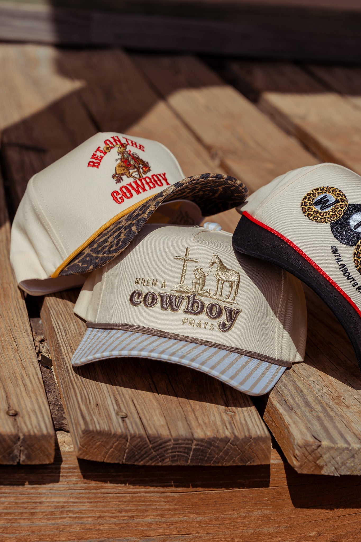 WHEN A COWBOY PRAYS CANVAS CAP