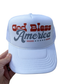 GOD BLESS AMERICA TRUCKER HAT | CANVAS CAP