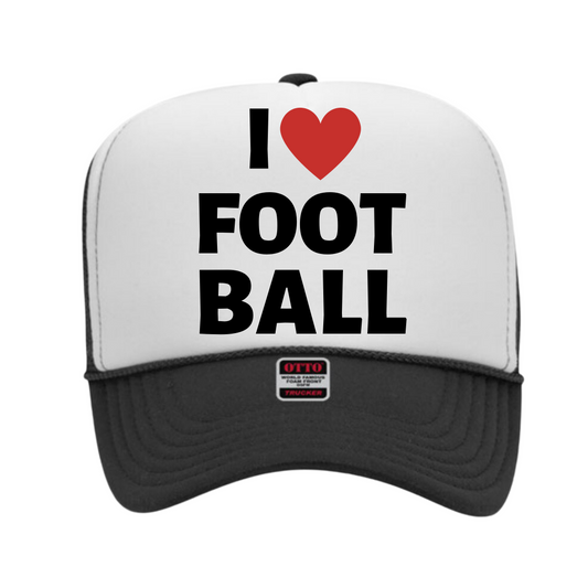I Love Football Hat