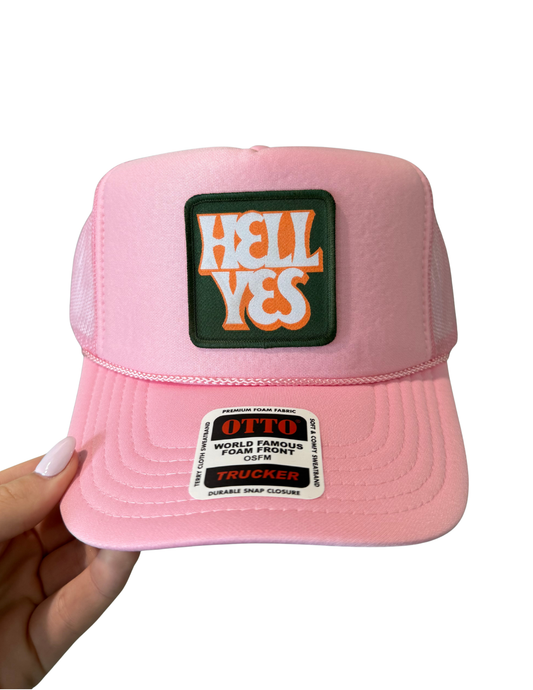 HELL YES TRUCKER HAT