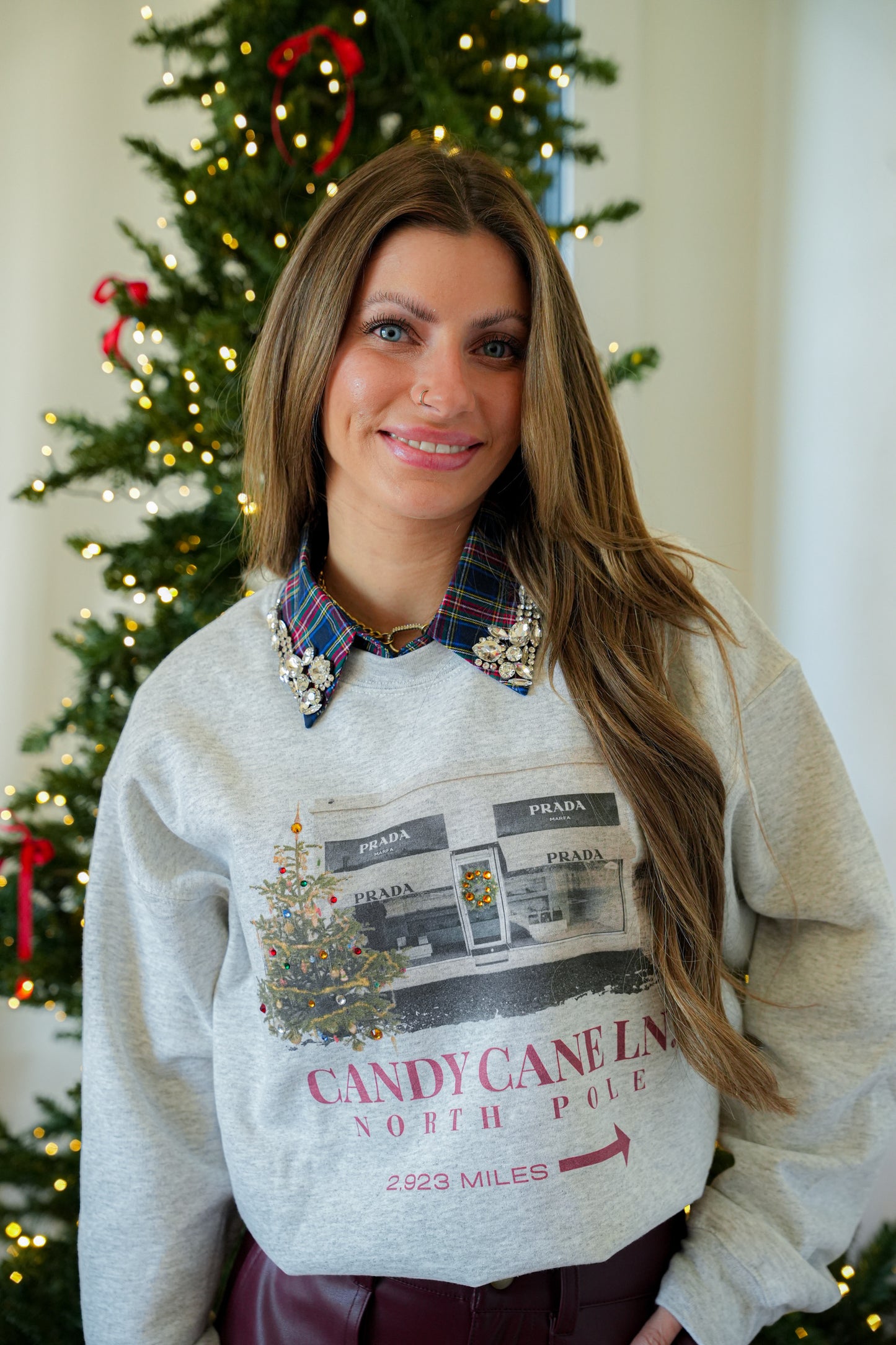 CANDY CANE X MARFA CREWNECK