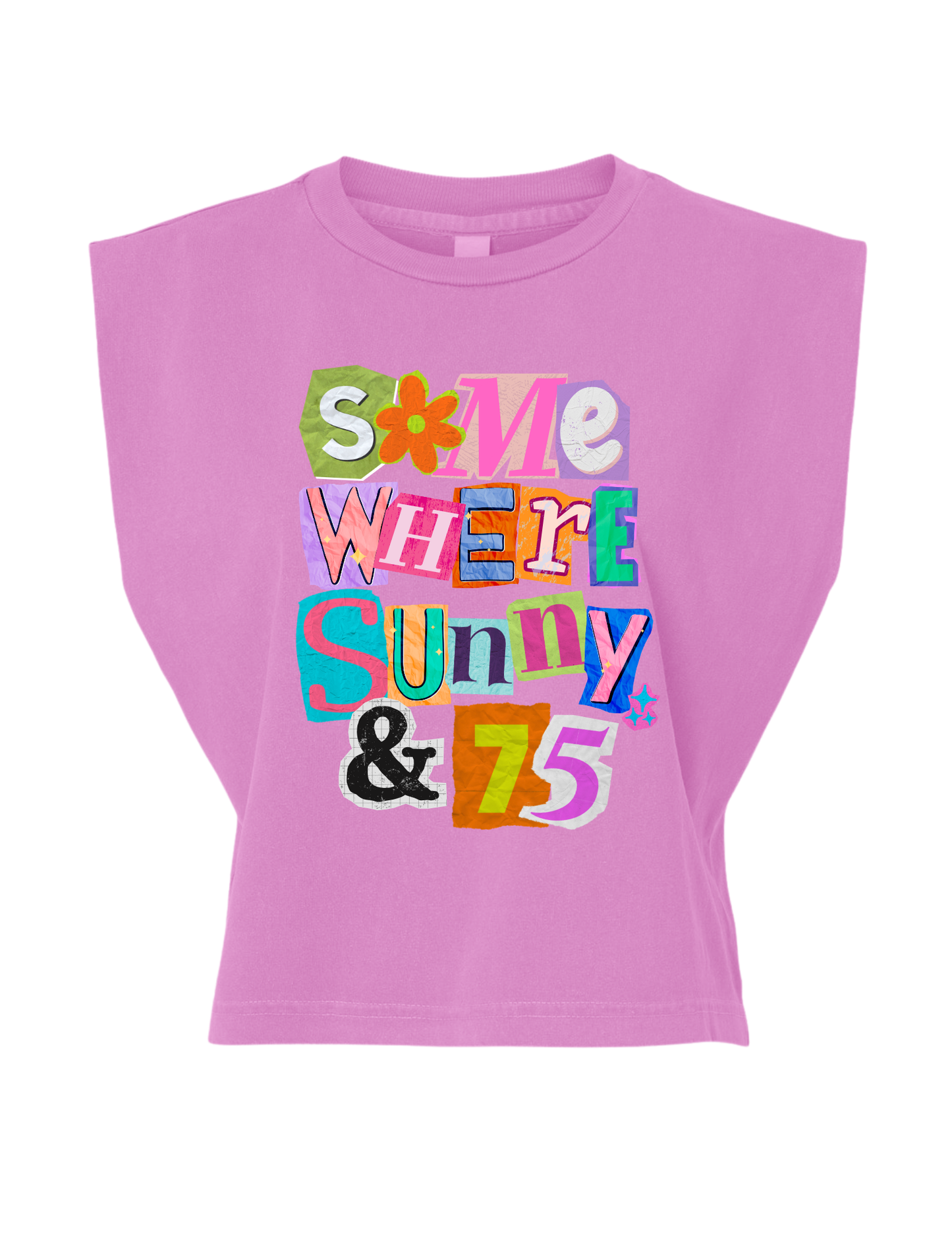 SOMEWHERE SUNNY & 75 TEE