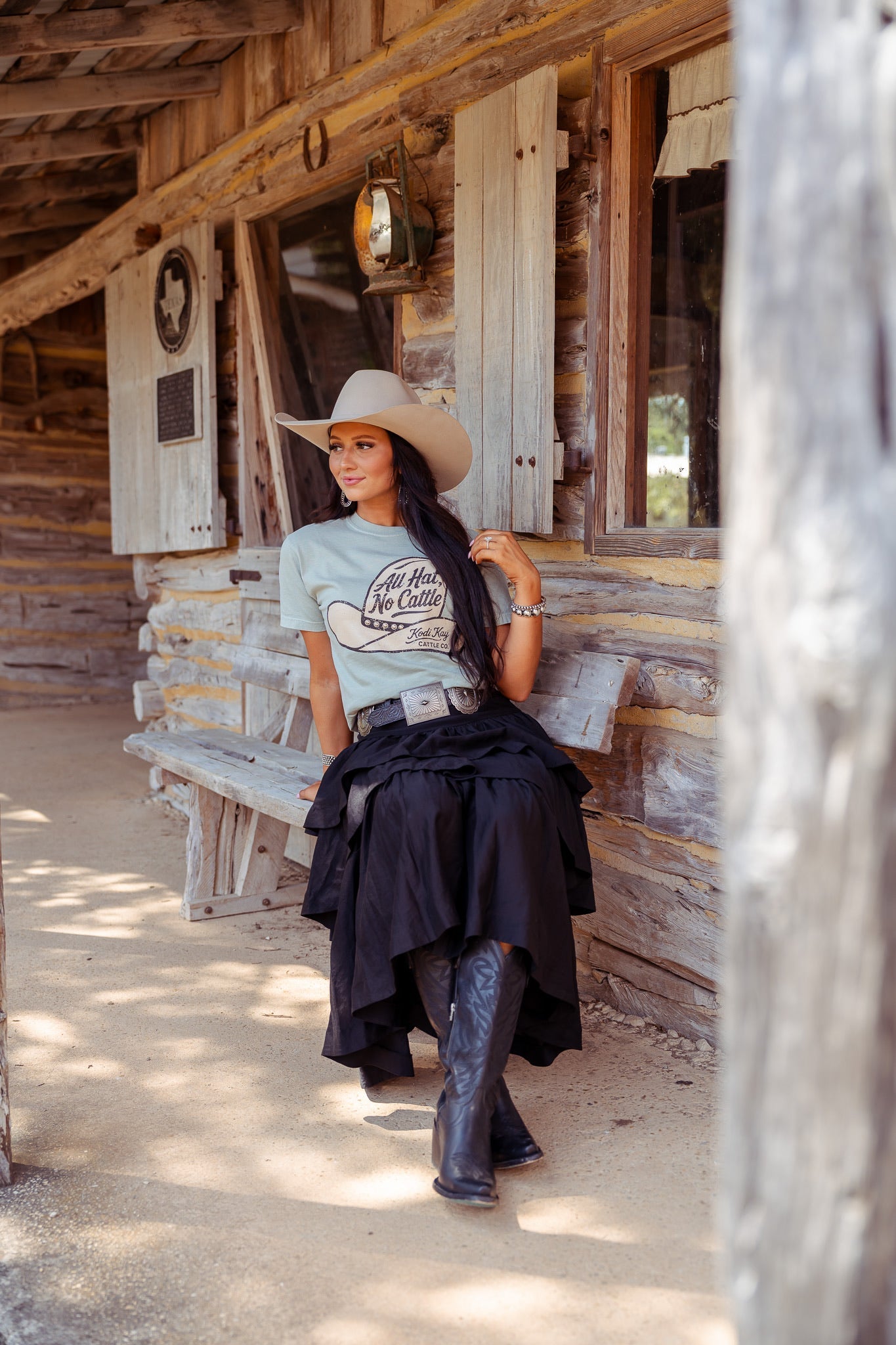 ALL HAT, NO CATTLE TEE | CREWNECK