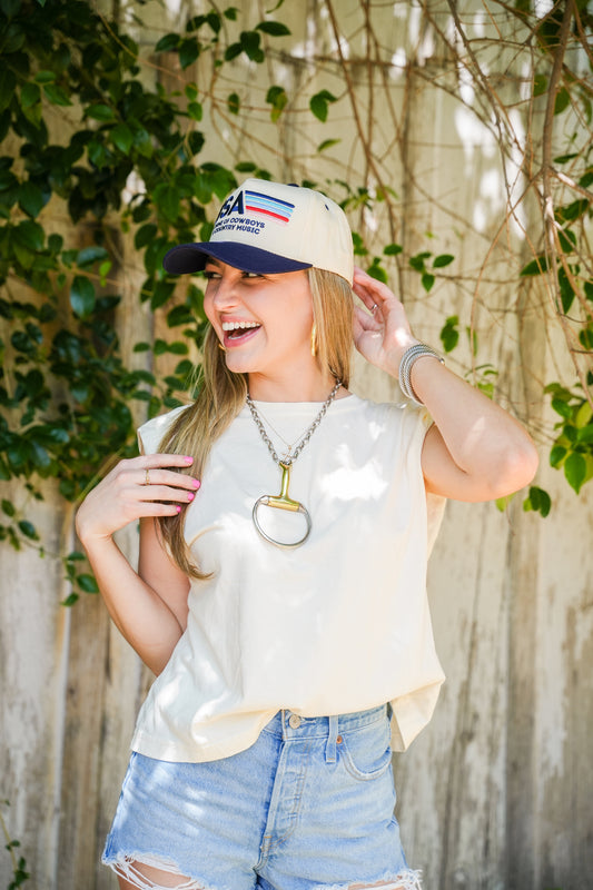 USA HOME OF THE COWBOYS CANVAS CAP