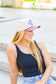 GINGHAM FOOTBALL CANVAS CAP