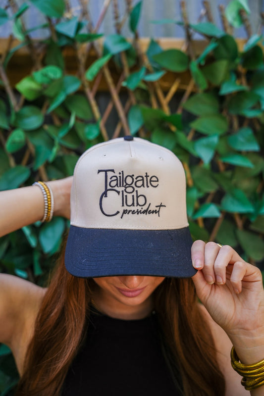 TAILGATE CLUB PRESIDENT CANVAS CAP