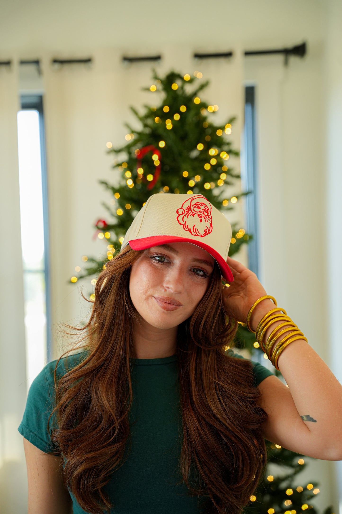 VINTAGE SANTA CANVAS CAP