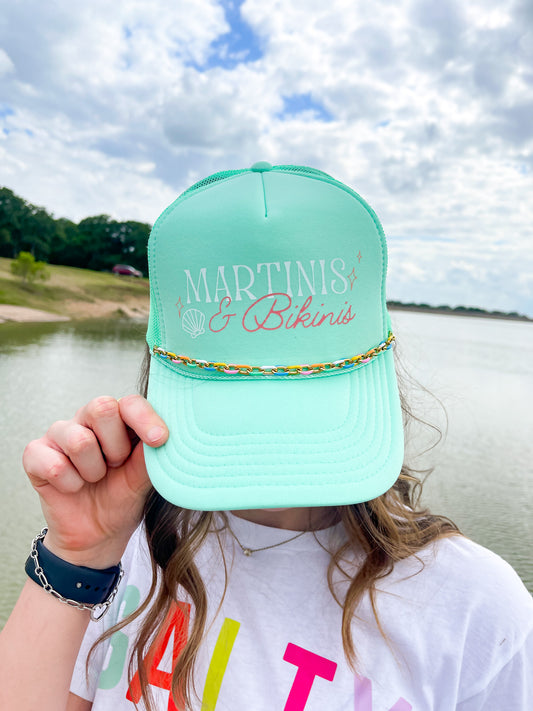 Martini's and Bikini's Trucker Hat
