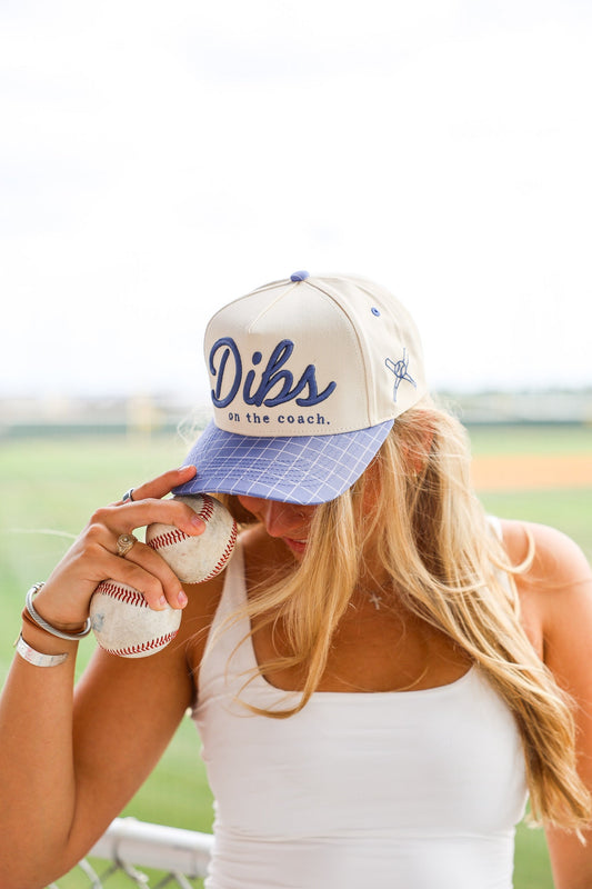 DIBS ON THE COACH CANVAS CAP