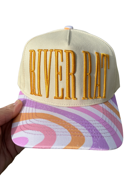 RIVER RAT TRUCKER HAT | CANVAS CAP