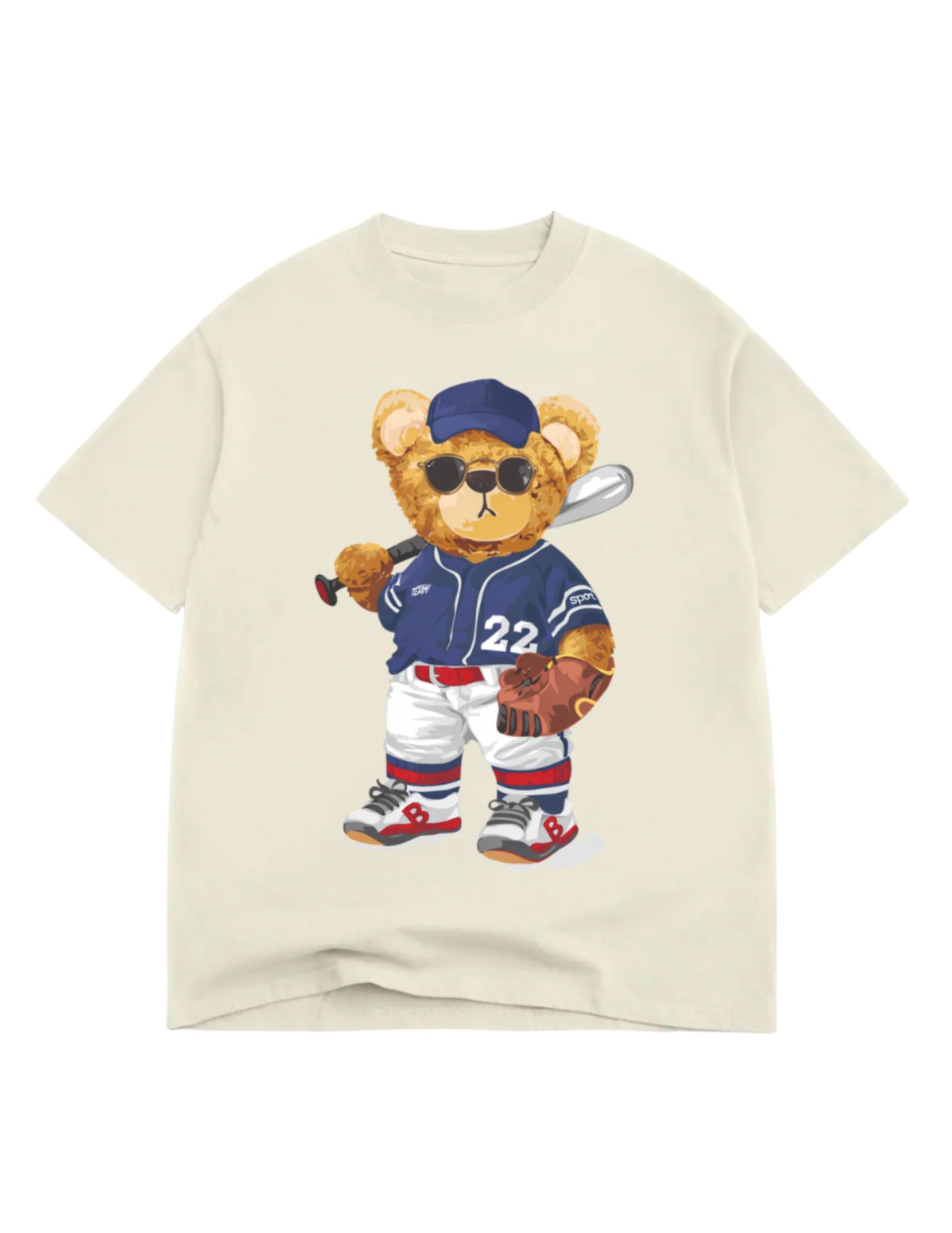 BASEBALL TEDDY TEE
