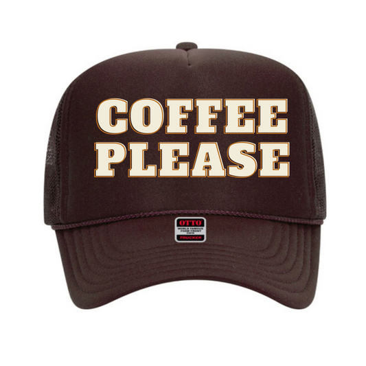 Coffee Please Hat