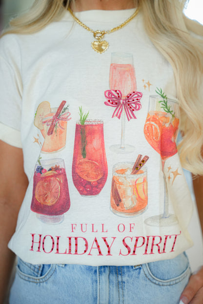 FULL OF HOLIDAY SPIRIT TEE
