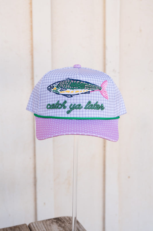 CATCH YA LATER CANVAS CAP