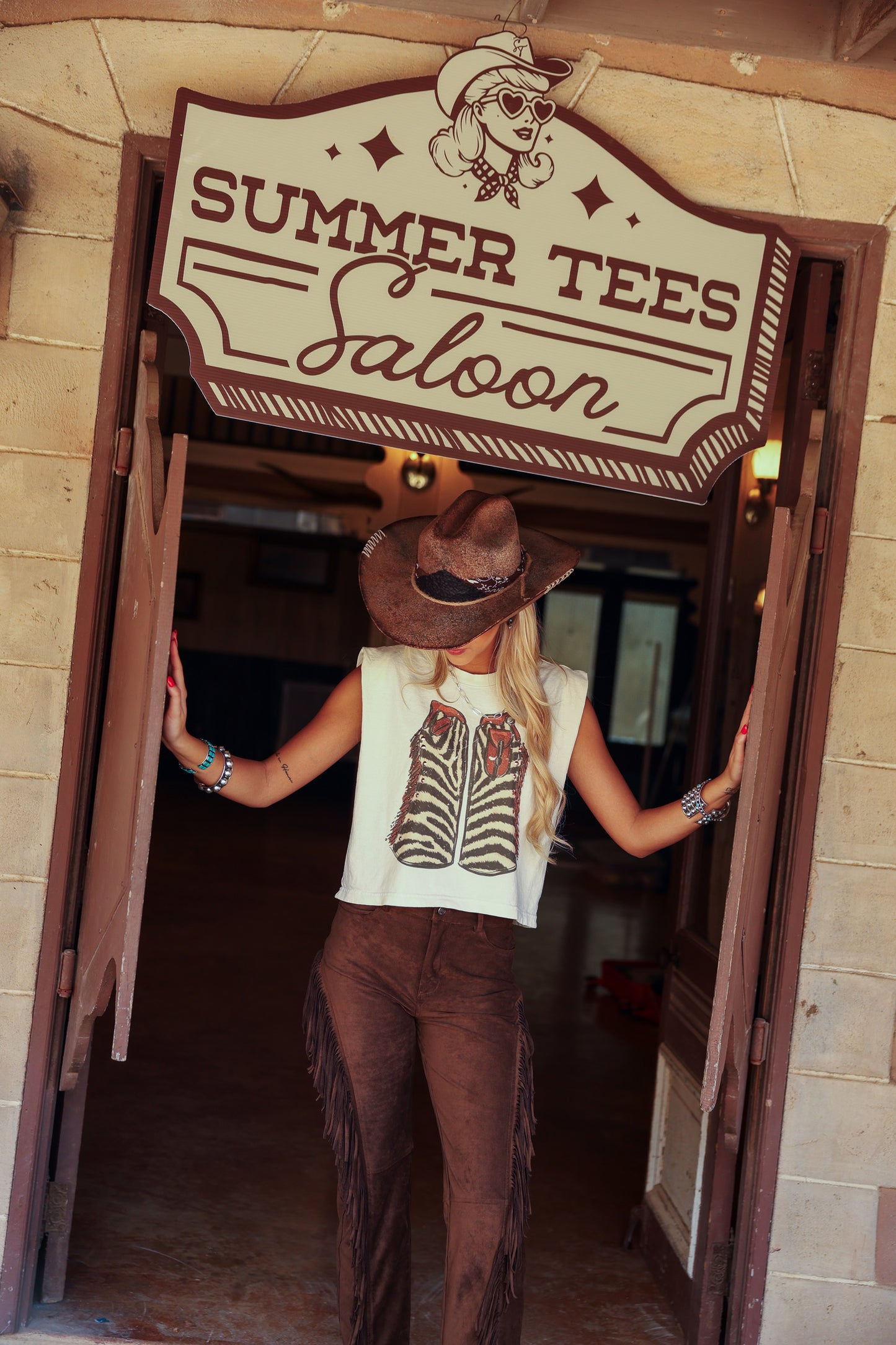 ZEBRA CHAPS (NEUTRAL) TANK | TEE