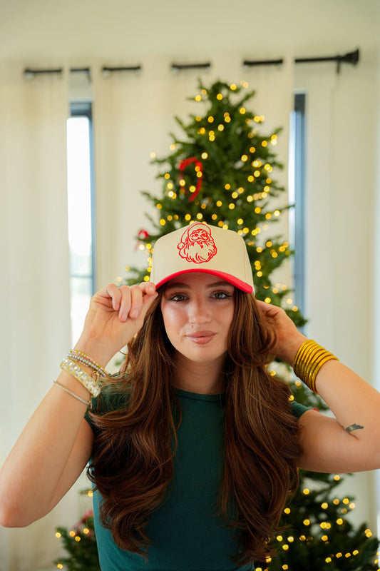 VINTAGE SANTA CANVAS CAP