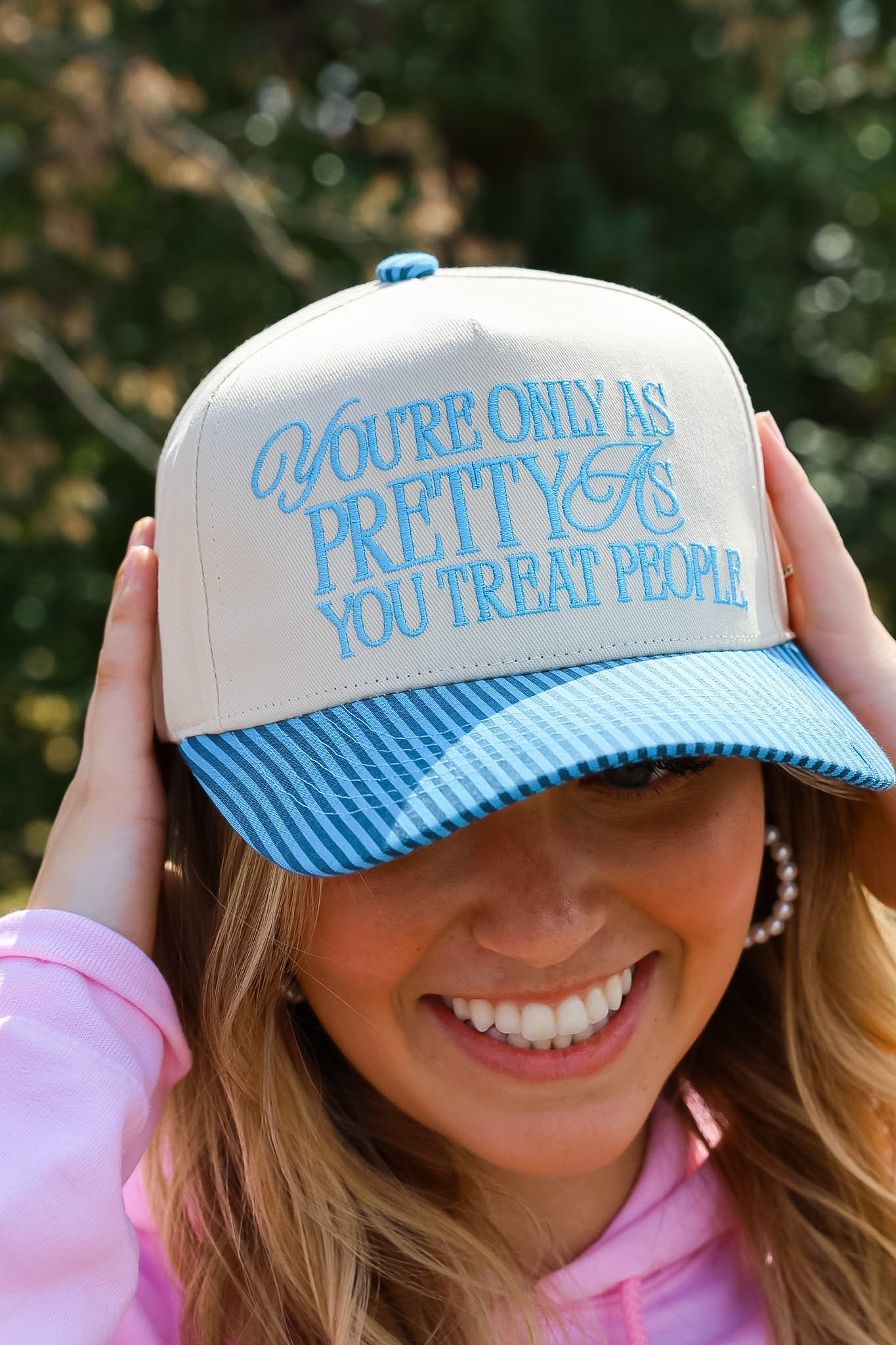 PRETTY GIRL PRIVILEGE CANVAS CAP