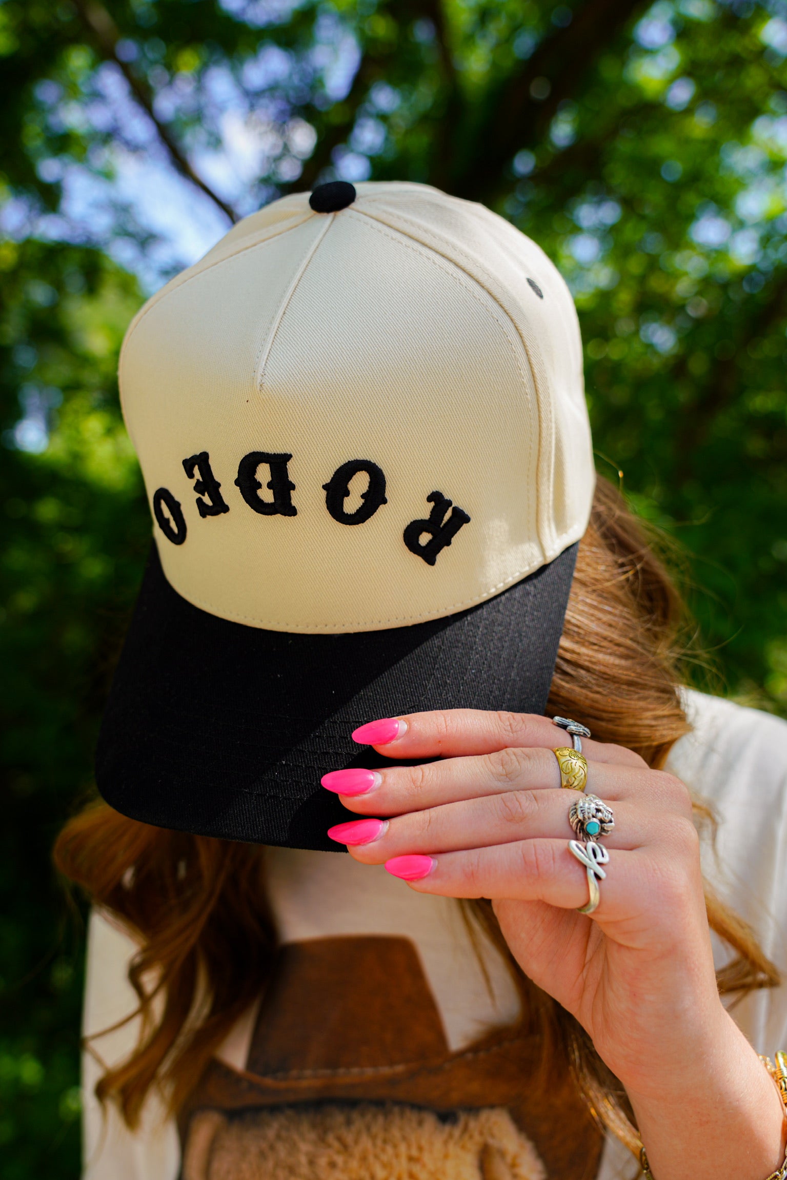 RODEO - UPSIDE DOWN CANVAS CAP – SUMMER TEES