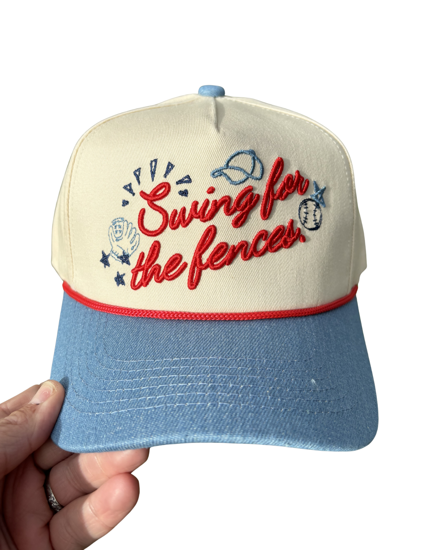 SWING FOR THE FENCES CANVAS CAP