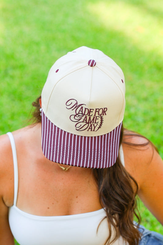 MADE FOR GAME DAY CANVAS CAP