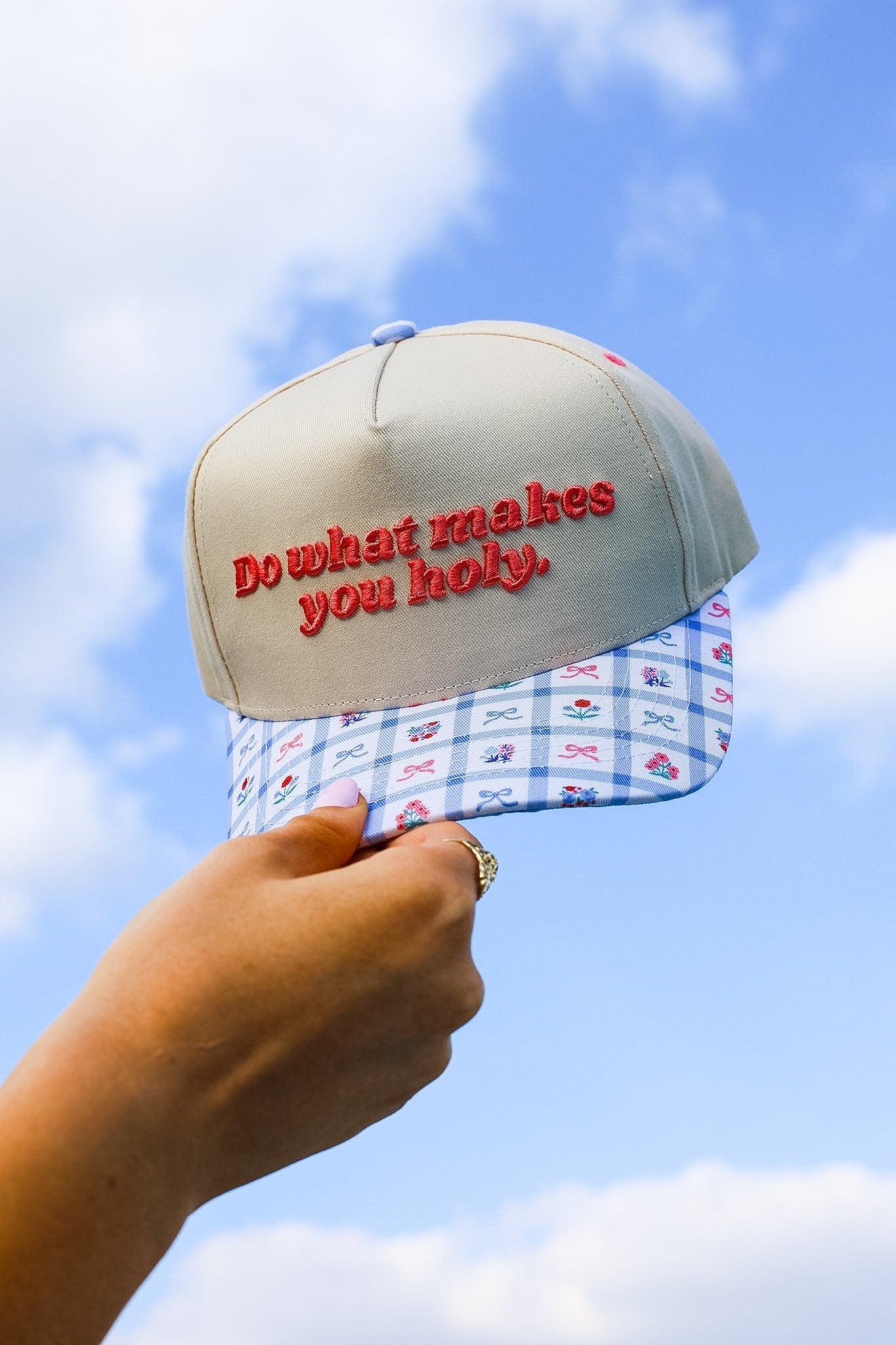 DO WHAT MAKES YOU HOLY CANVAS CAP