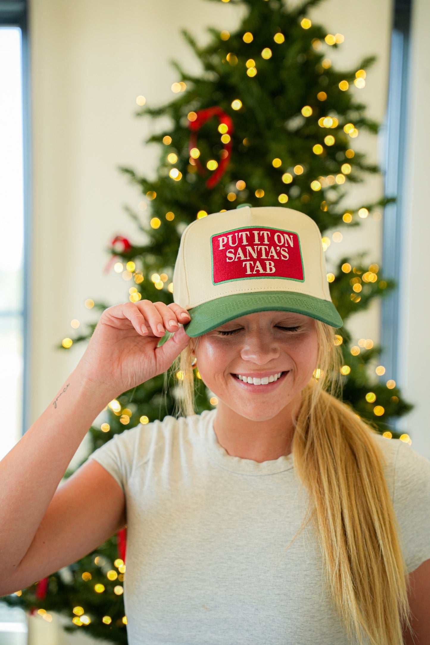 PUT IT ON SANTA'S TAB CANVAS CAP