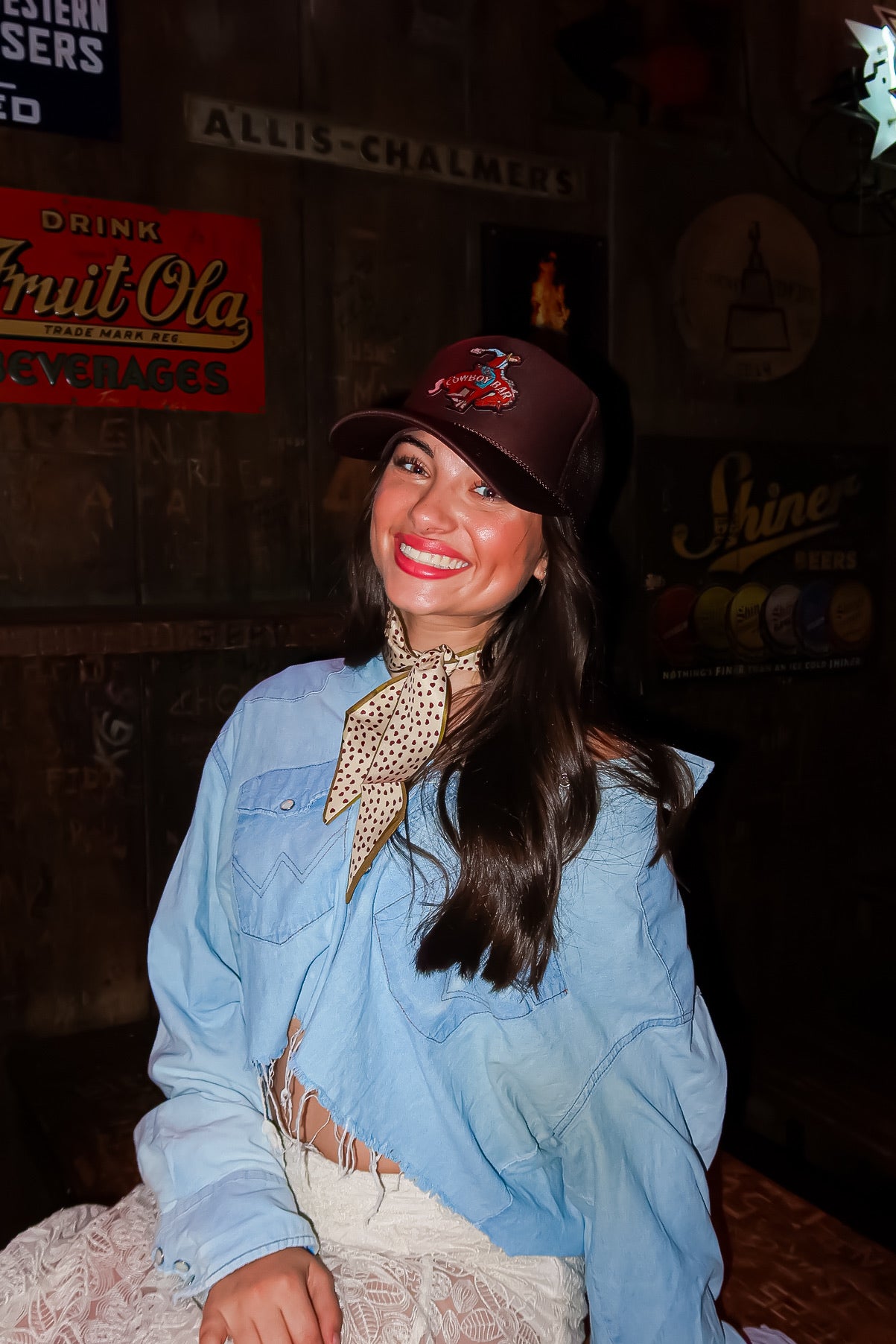 COWBOY BAR TRUCKER HAT