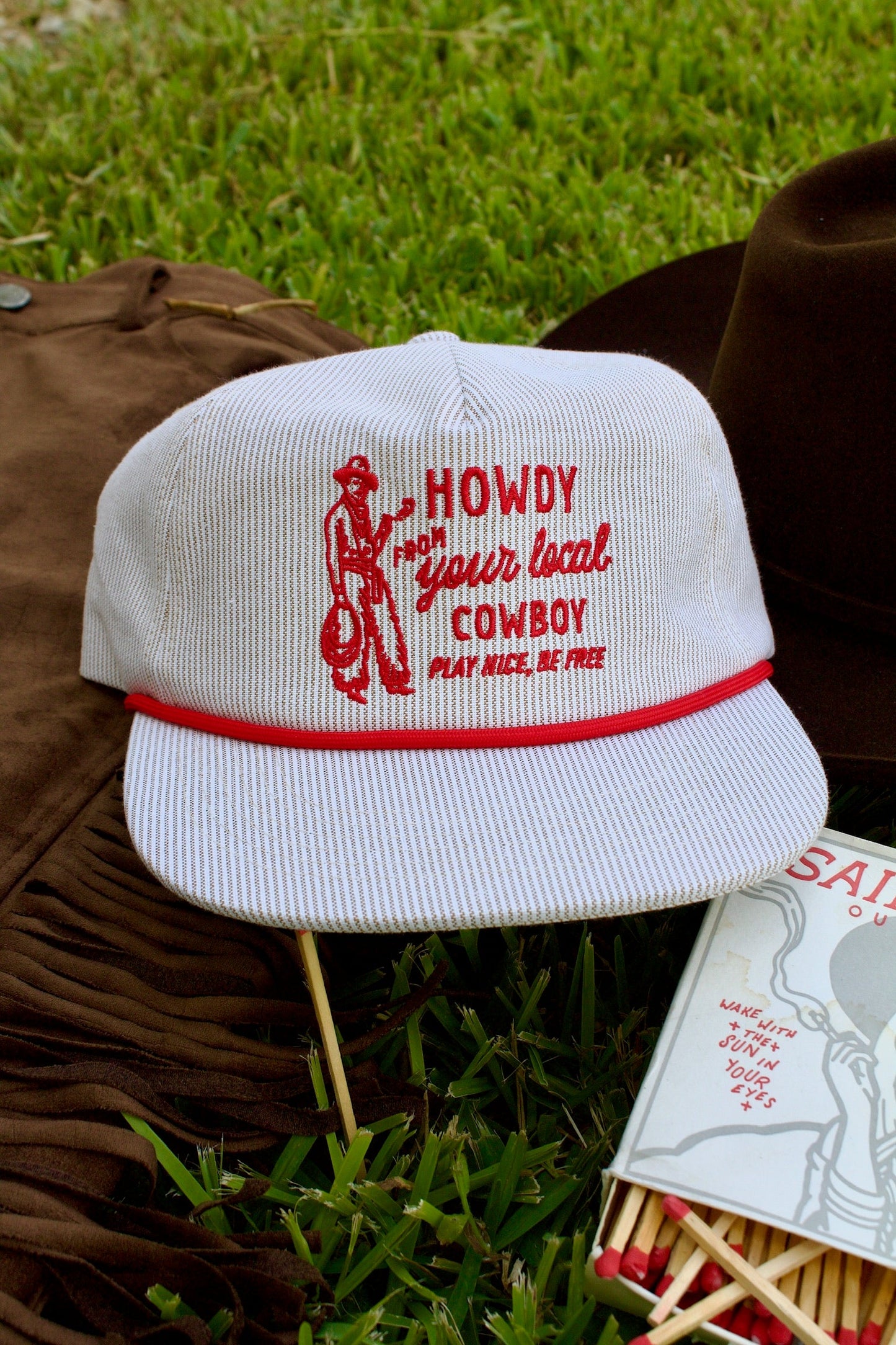HOWDY FROM YOUR LOCAL COWBOY CANVAS CAP
