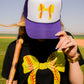SOFTBALL BOW TRUCKER HAT