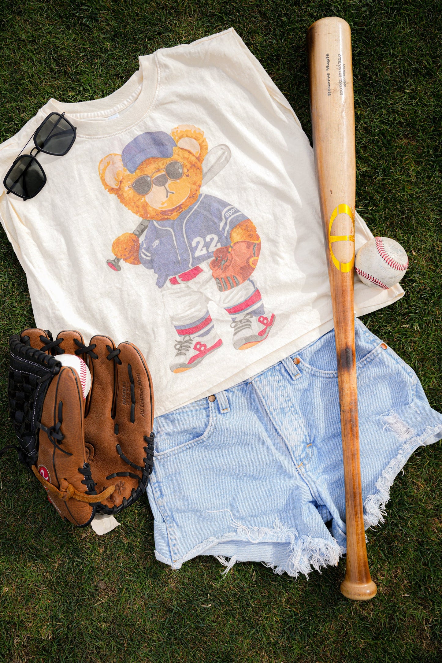 BASEBALL TEDDY TEE