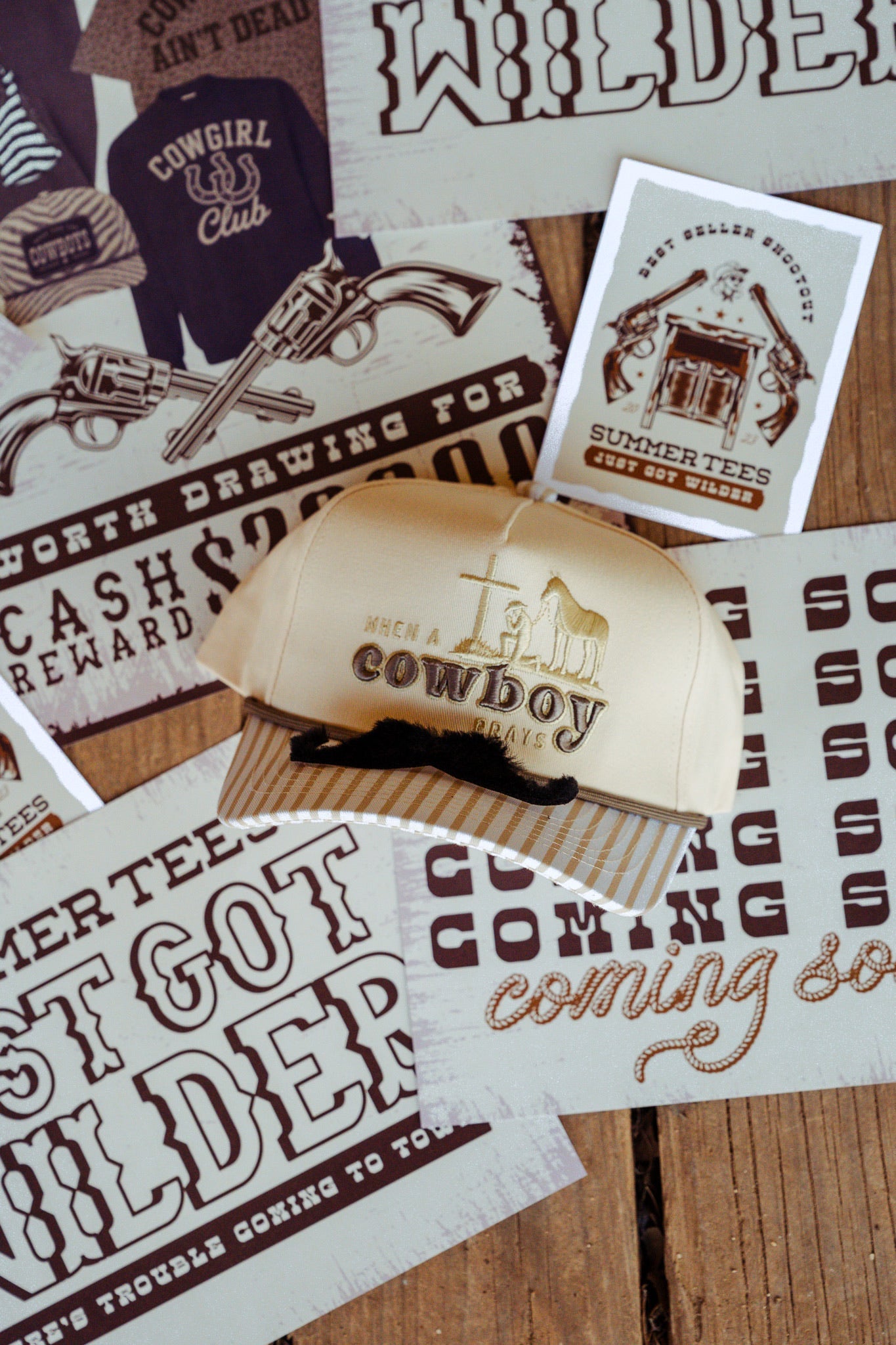 WHEN A COWBOY PRAYS CANVAS CAP