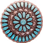 Large Turquoise Concho Patch