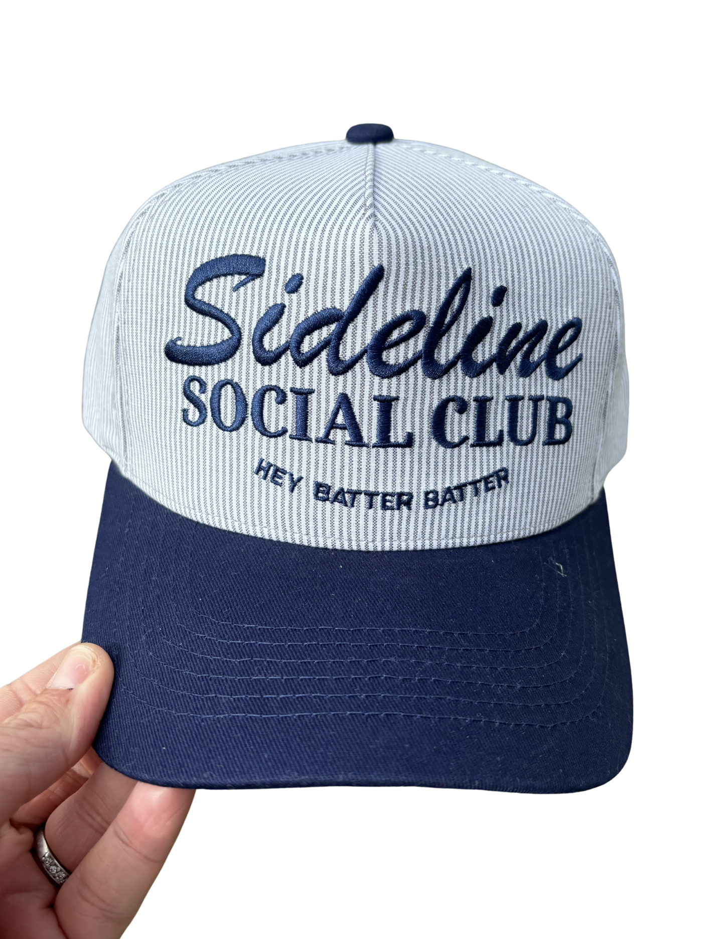 HEY BATTER BATTER CANVAS CAP