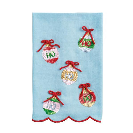 NUTCRACKER - ORDAMENT CHRISTMAS SEQUIN TOWEL