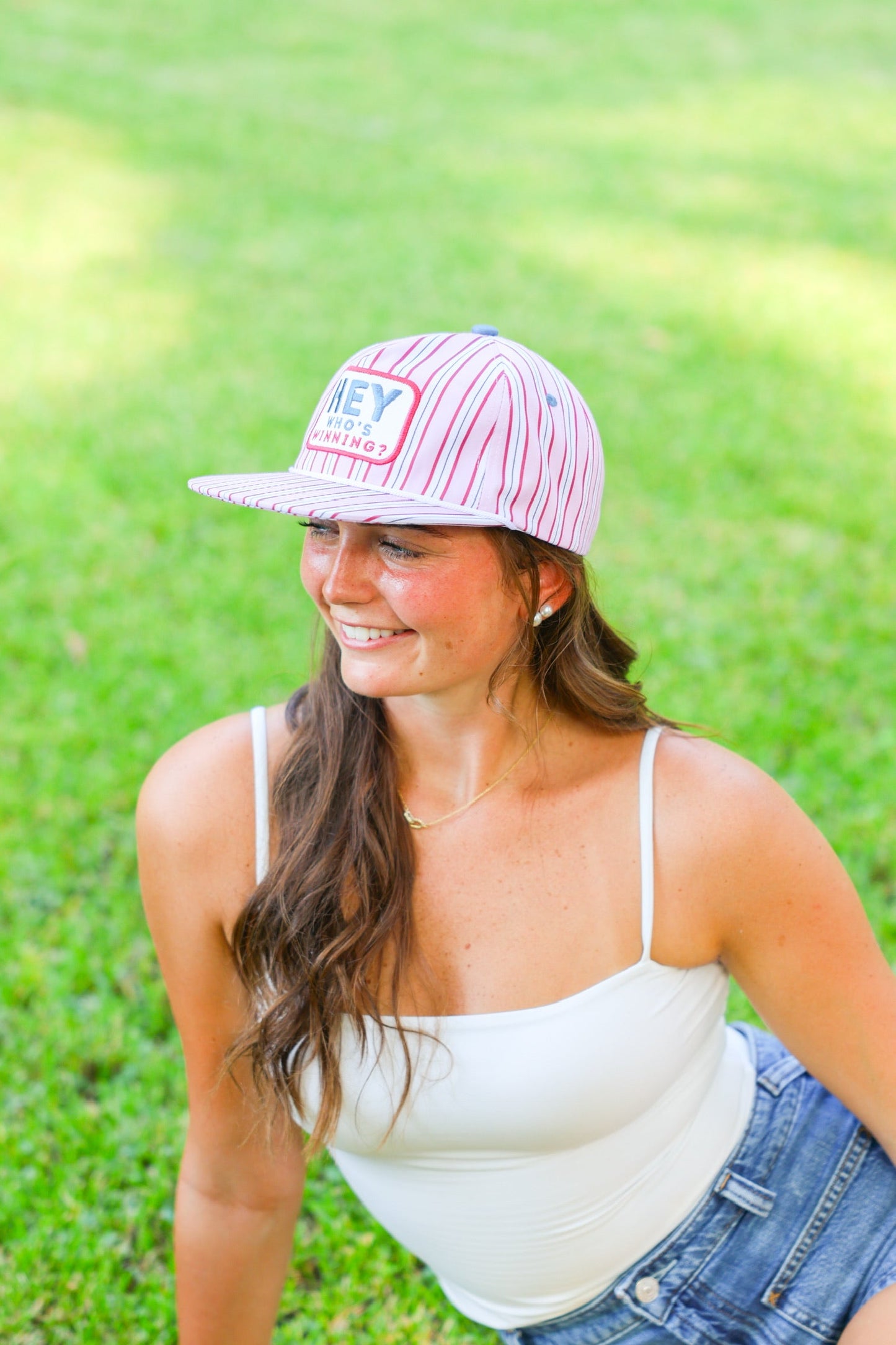 WHO’S WINNING CANVAS CAP